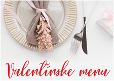 Valentínske menu