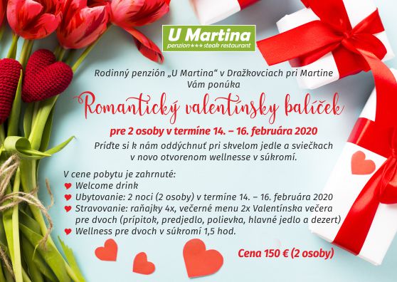 ROMANTICKÝ VALENTÍNSKY BALÍČEK